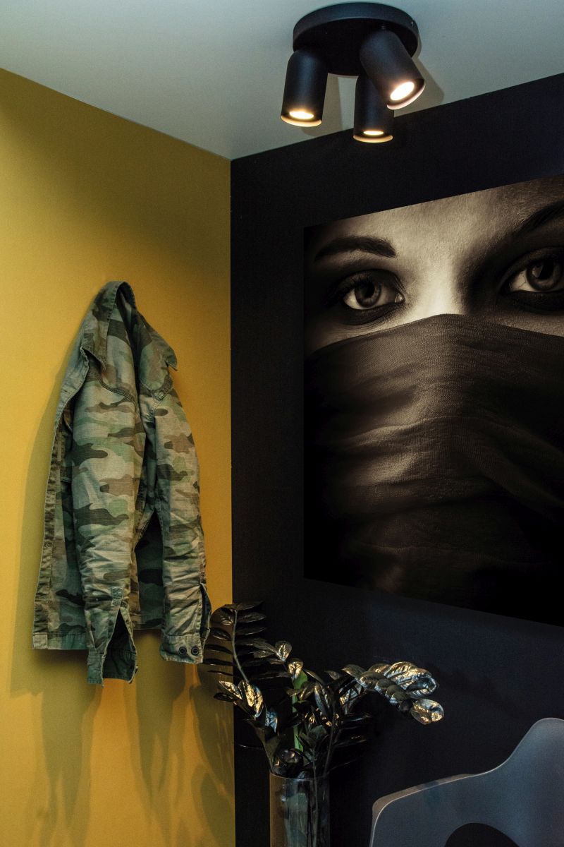 Lucide PUNCH - Stropné bodové svietidlo - Ø 21 cm - 3xGU10 - Čierna